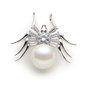 Pearl Spider Brooch