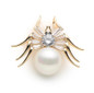 Pearl Spider Brooch
