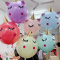 18inch Unicorn Balloon Sticker Transparent Balloons Unicorn Birthday Party Decoration Baby Shower Supplies Baloons Balons