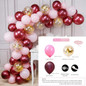 169pcs Macaron Balloons Garland Arch Rose Gold Confetti Wedding Birthday Baloon Party Decor Baby Shower Supplies