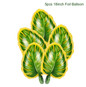 PATIMATE Green Latex Balloon Animal Palm Leaf Foil Balloon Jungle Party Decor Safari Tropical Party Baloons Birthday Party Decor