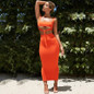 Sexy Two Piece Set 2 Piece Set Women Two Piece Outfits Crop Top And Skirt Set Bodycon Matching Sets