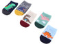 Jurassic Baby Dinosaur Cotton Socks (5 Pairs)