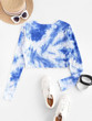 Ribbed Tie Dye Cropped Tee