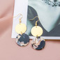 Vintage Acrylic Statement Drop Earrings for Women Fashion Jewelry