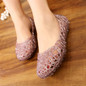 Fashion Girl Sandals Summer Casual Jelly Shoes Sandals Hollow Out Mesh Flats
