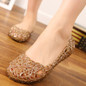Fashion Girl Sandals Summer Casual Jelly Shoes Sandals Hollow Out Mesh Flats