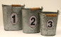 Metal Buckets 3 PC Set