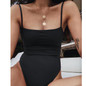 Sexy Reversible Bandeau One-Piece Bodysuit Monokini