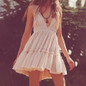 Bohemian Dress Sexy Spaghetti Strap V Neck Backless Dresses