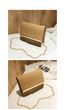 Metal Chain Strap Crossbody Women's Bag