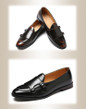 Men's Tassel Leather Loafers Shoe