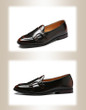 Men's Tassel Leather Loafers Shoe
