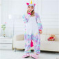 Adult Unicorn Unisex Animal Cosplay Costume Onesie Pajamas
