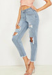 Distressed Boyfriend Jeans