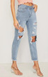 Distressed Boyfriend Jeans