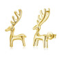 Santa's Reindeers Stud Earrings