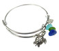 Sea Turtle Adjustable Bangle Bracelet