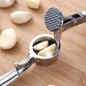 Stainless Steel Garlic Press Crusher Kitchen Cooking Ginger Squeezer