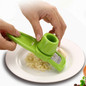 Stainless Steel Garlic Press Crusher Kitchen Cooking Ginger Squeezer