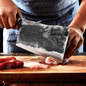 Handmade Fully Forged Butcher Knife Meat Cleaver Stainless Steel Chef's Knives