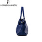 Herald Fashion Designer Women Handbag Female PU Leather Bags Handbags Ladies Portable Shoulder Bag Office Ladies Hobos Bag Totes