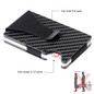 Minimalist Carbon Fiber Wallet and Clip with RFID Blocking