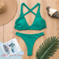 Bikini Swimwear Women Swimsuit Front Knot Bathing Suit Push Up Bikini Set 2019 Sexy Beach Wear Biquini