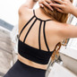 energy seamless sports bra strappy padded yoga bra