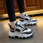 Women Chunky Sneakers Vulcanize Shoes Platform Thick Sole Running