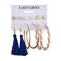 Tassel Acrylic Geometric Drop Earring