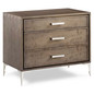 Chloe 3 Drawer Nightstand