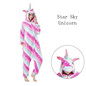 Kigurumi Cosplay Unicorn Pajamas Animal Onesie for Children Girls Boys Sleepwear Kids Cartoon 3D Lion Stitch Pyjama Suit Winter