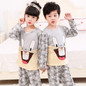 Baby Kids Pajamas Sets Boys Cotton Sleepwear Suit Autumn Girls Long Sleeve Pijamas Tops+Pants 2pcs Children Clothing