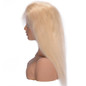 Silky Straight 613 Blonde Lace Front Human Hair Brazilian Lace Front Remy Hair Wig Pre Plucked