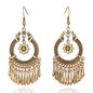 Vintage Ethnic Tassel Hanging Dangle Drop Earrings