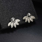 Flower Crystals Stud Earring for Women