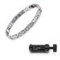 Rainso Women Jewelry Stainless Steel Healing Magnetic Bio Energy Bracelet For Women Accessory Silver Bracelets OSB-1538S