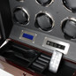 Ultra-Quiet Watch Winder Storage Box for 9 Automatic Watches