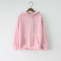 Women Hoodies Sweatshirt Female Long Sleeve Pink Casual Harajuku Pocket Winter Hoodie