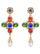 Casual Colorful Rhinestone Faux Pearl Drop Earring