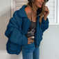 Elegant Faux Fur Coat Women Autumn Winter Warm Soft Zipper Fur Jacket Female Plush Overcoat Pocket Casual Teddy Outwear