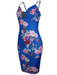 Casual Spaghetti Strap Floral Printed Vintage Bodycon Dress