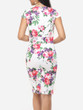 Casual Floral Printed Delightful Sweet Heart Bodycon-dress