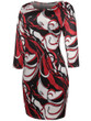 Casual Round Neck Fabulous Printed Bodycon Dress