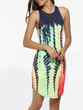 Casual Round Neck Dacron Printed Bodycon-dress