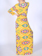 Casual V-Neck Geometric Printed Remarkable Maxi Dress
