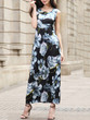 Charming Sleeveless Round Neck Floral Printed Maxi Dress