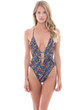 Floral Bandage Sexy One-piece Swimwear
