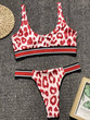 Snakeskin&Leopard Printed Bikinis Swimwear